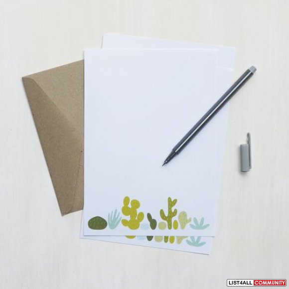 Stay in touch with loved ones by sending a handwritten letter