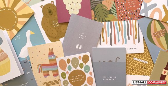 Earth-conscious Greeting Cards For All Occasions!