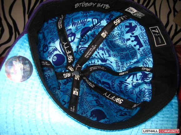 Stussy- stand firm fitted new era hat