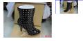 Christian Louboutin Ariella Clou Silver Studded Boots&nbsp;