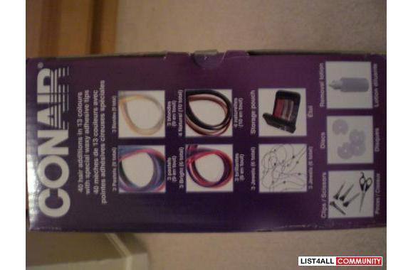 CONAIR  COLOUR  LIGHTS-its FAKE hair-has&nbsp;40 e