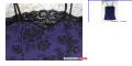Black &amp; purple Urban Behaviour lace tank