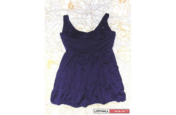 Purple   Sirens   satin bubble top. Size XS. Padde