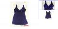 Purple Sirens satin bubble top