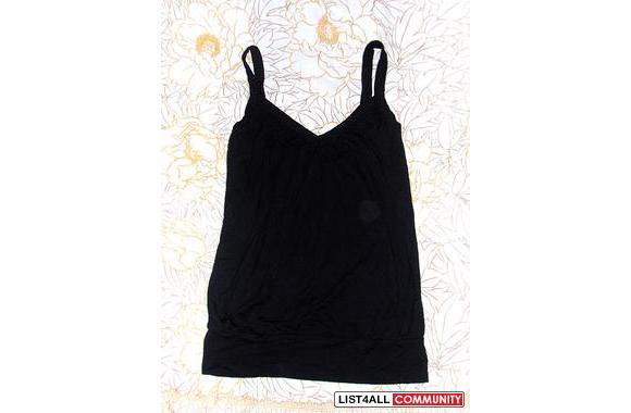 Dynamite   black v-neck tank . Size Sm. Worn once.