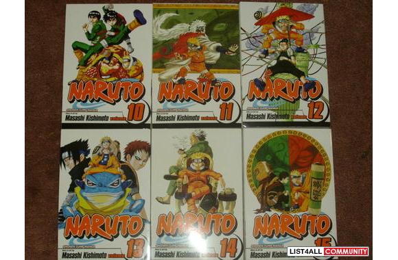Naruto Volume #10-15: