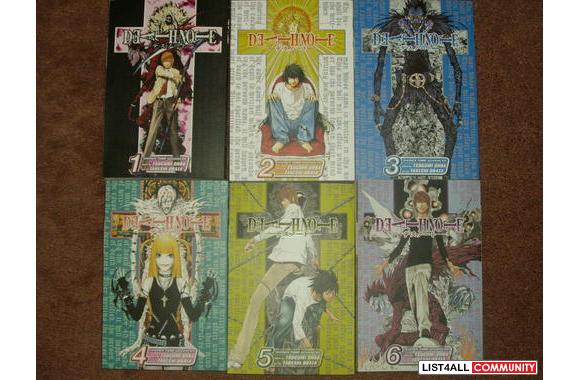 Death Note series Volume 1-6