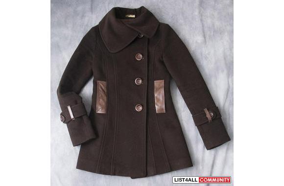 Chocolate Brown Mackage Effie Coat in XS