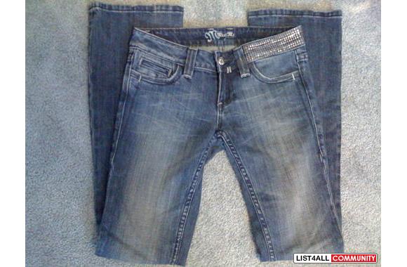 New Miss Me Jeans-Black Size 25, used once $35-Blu