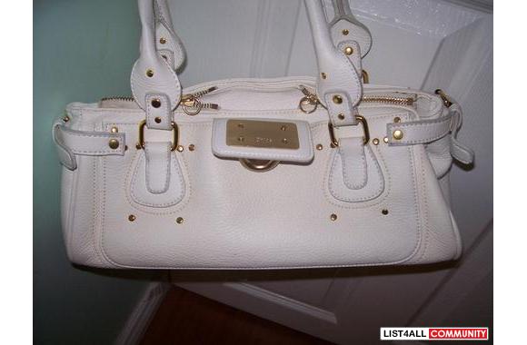 CHLOE bag brandnew, white fine leather,&nbsp;nice 