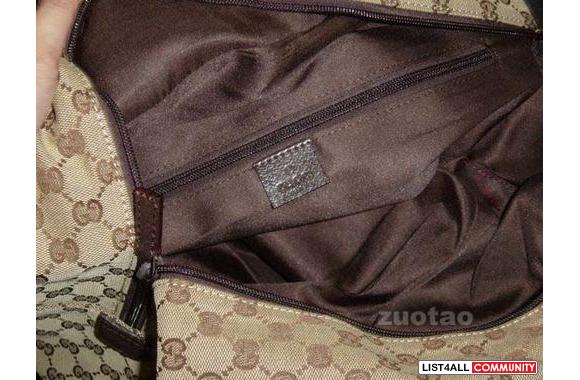 Gucci Luggage 146310 Beige&BrownDescription: G