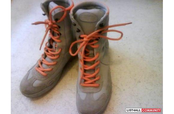 SIZE7.5-8.5&nbsp;&nbsp;&nbsp; GREY &times; ORANGE 