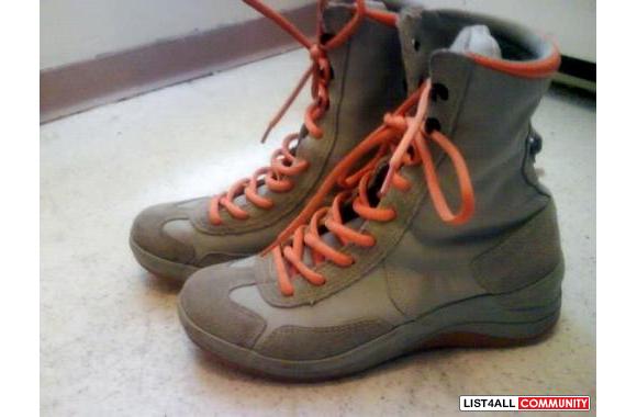 SIZE7.5-8.5&nbsp;&nbsp;&nbsp; GREY &times; ORANGE 