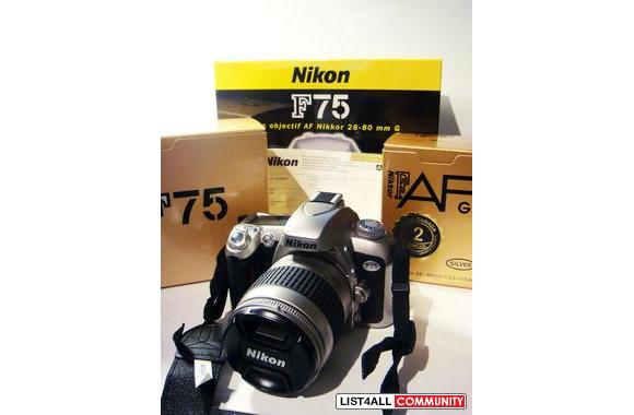 NIKON F75This is a almost new Nikon F75 used only once for project pur