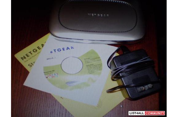 NetGear RouterNetGear Router model RP614, in excel