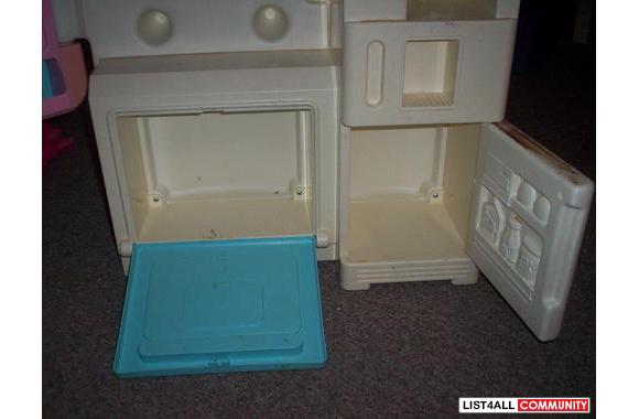 Kitchen Playtime. Microwave. Fridge. Oven. Stove. 