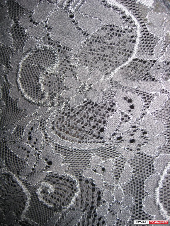 Brand New Talula Stretch Lace Steel Coloured Tank Top