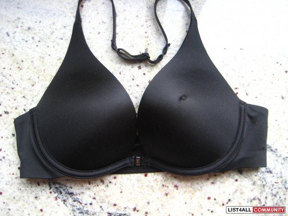 Brand New Victoria's Secret Black Halter Style Bra