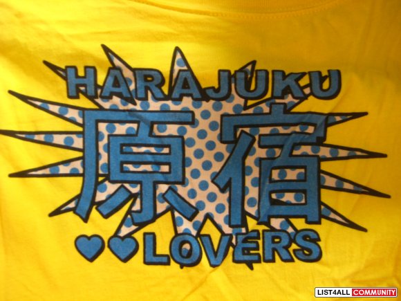 Authentic Harajuku Lovers Yellow T-Shirt