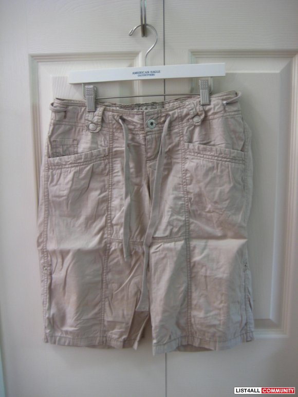 Garage Beige Knee Length Shorts