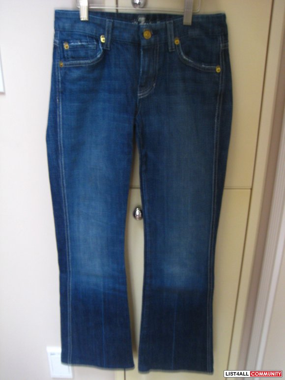 7 for all man kind jeans 'A' pocket