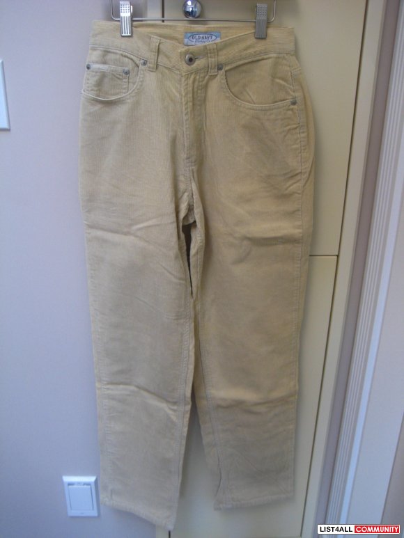 Old Navy Yellow Beige Pants