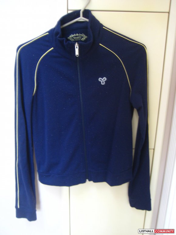 TNA Dark Blue Action Wear Zip Up