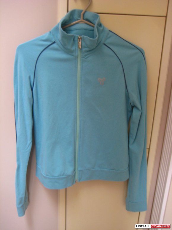TNA Light Turquoise Action Wear Zip Up
