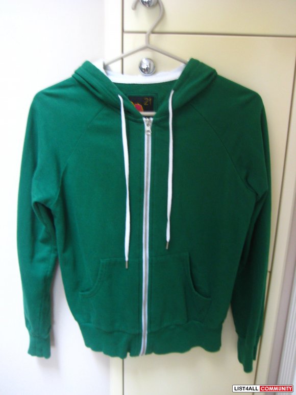 Forever 21 Green Hoodie