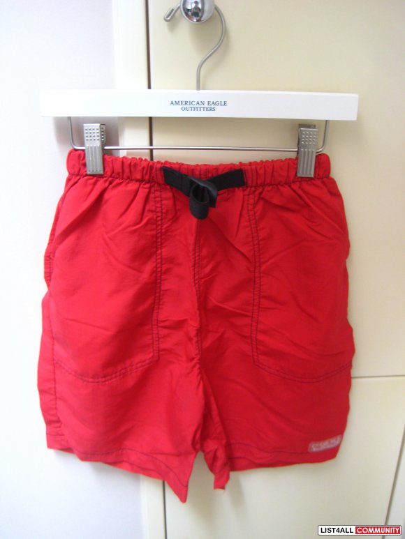 Brand New Red Waterproof Shorts