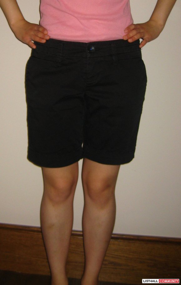 American Eagle Outfitters Mid-thigh knee length Black Shorts