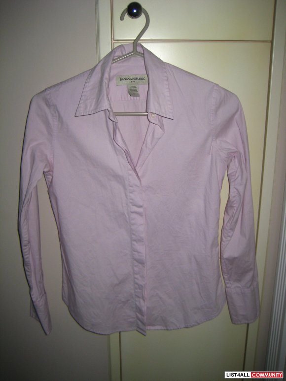 Banana Republic Pink Blouse