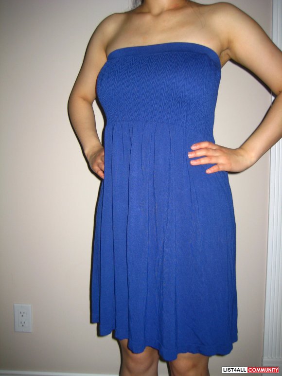 Blue Tube Dress