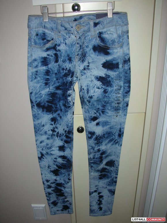 Brand New AE Patterned & Washed Jegging Super Stretch