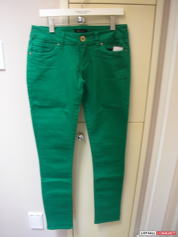 Brand New Green Skinny Jegging Jeans