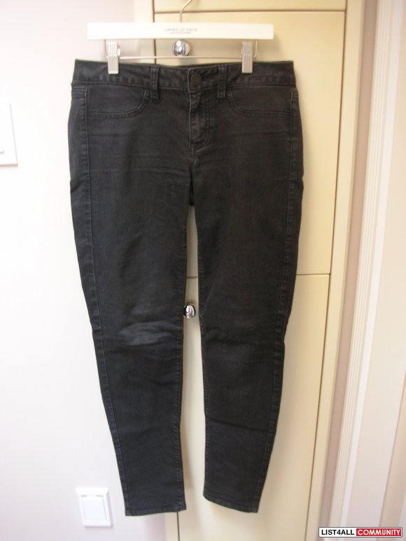 AE Black Stretch Jegging