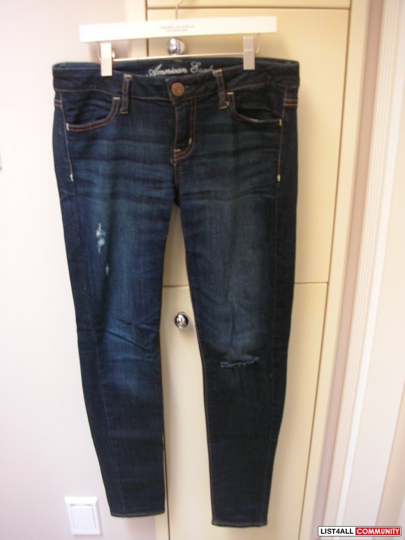 AE Stretch Jegging w/ Rip