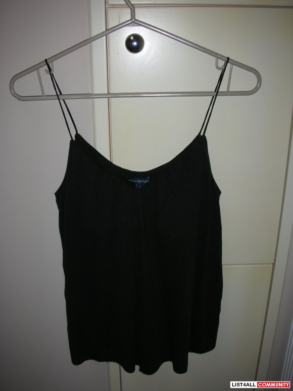 Brand New AE Black Tank Top w/ Built in Bra