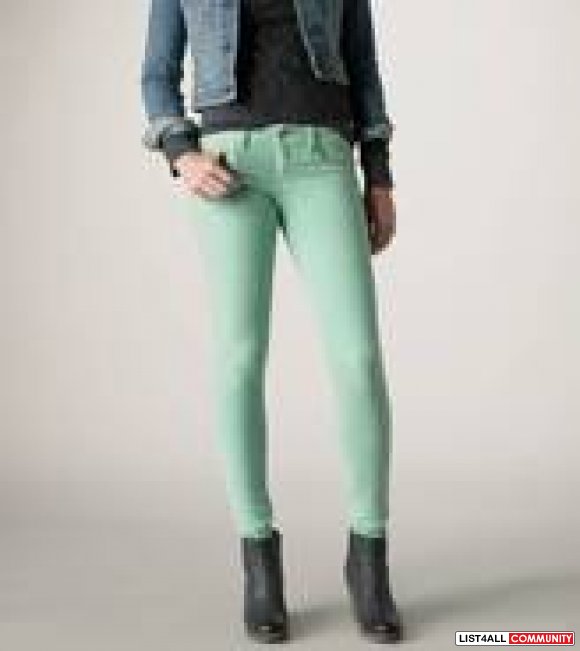American Eagle Burgundy Corduroy Skinnys