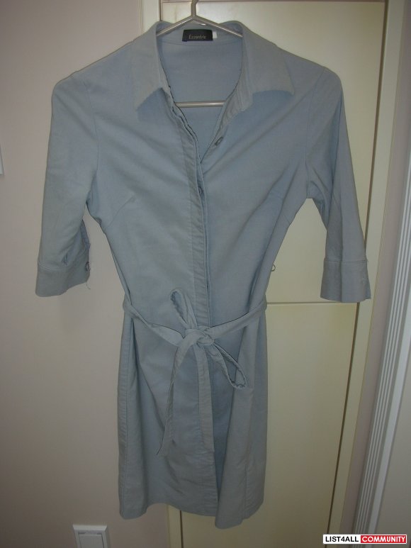 Light Wear: Long Grey Trench Coat