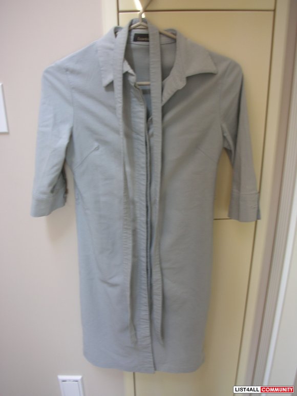 Light Wear: Long Grey Trench Coat
