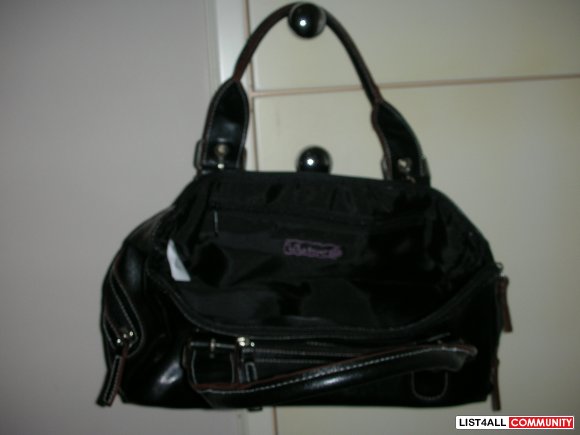 Black Leather Handbag