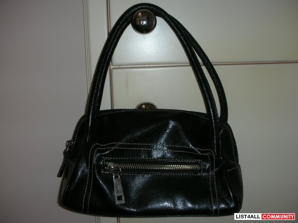 Black Leather Handbag