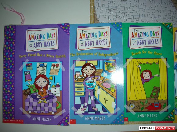 Book Collection of "The Amazing Days of Abby Hayes" (8 books total)