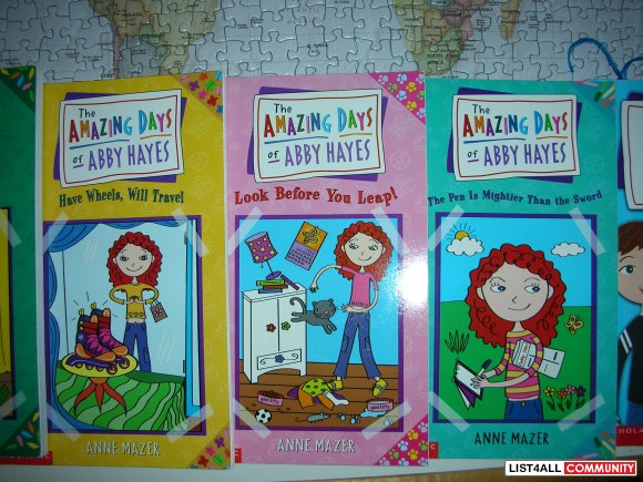 Book Collection of "The Amazing Days of Abby Hayes" (8 books total)