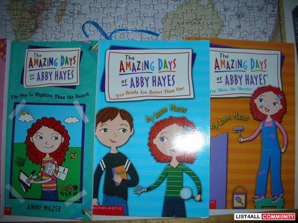 Book Collection of "The Amazing Days of Abby Hayes" (8 books total)