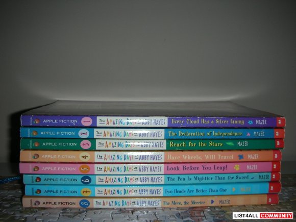 Book Collection of "The Amazing Days of Abby Hayes" (8 books total)
