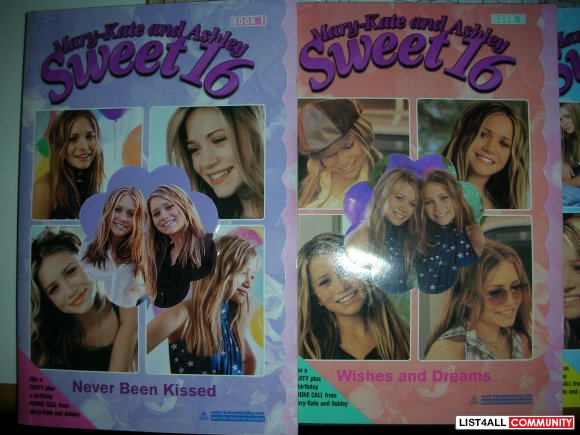 Book Collection of "Mary-Kate and Ashley Sweet16" (6 books total)