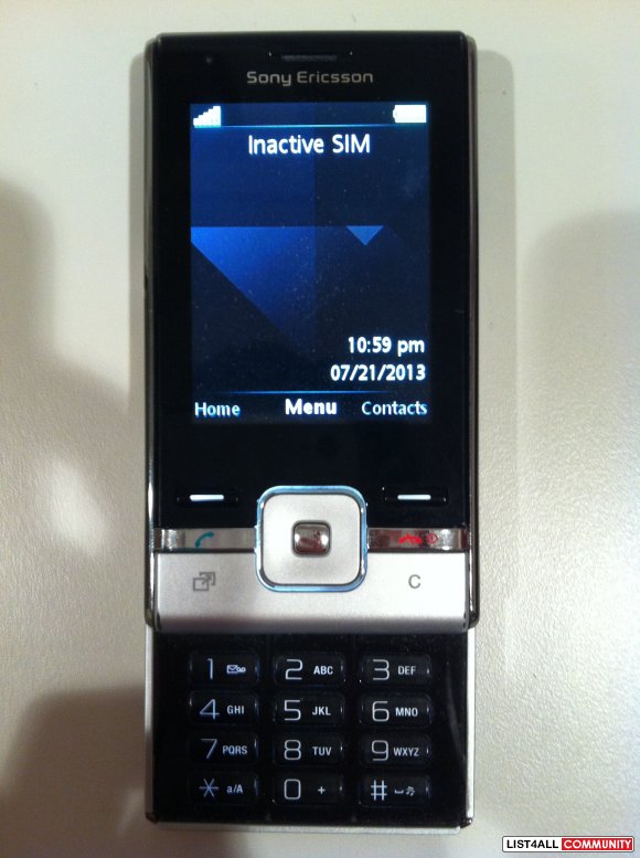 Sony Ericsson T715a Galaxy Silver