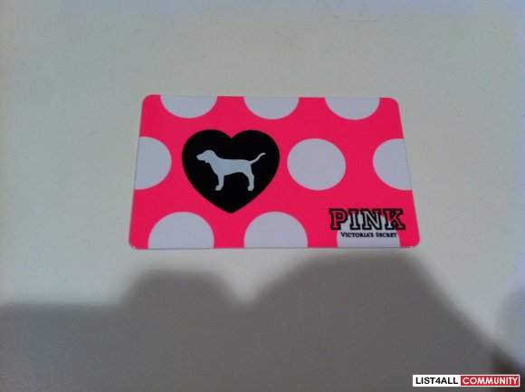 $5 Victoria's Secret Gift Card